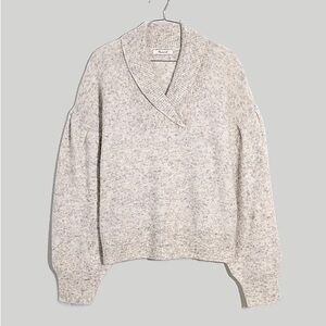 Madewell Vinson Shawl-Collar Pullover Sweater